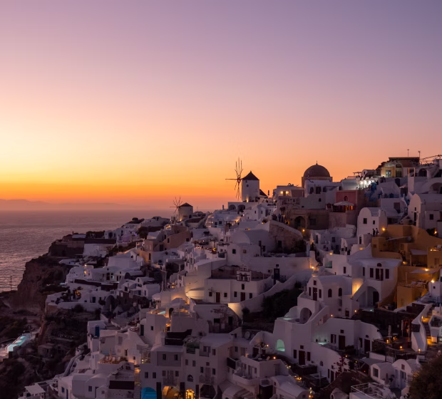 Sunset in Oia