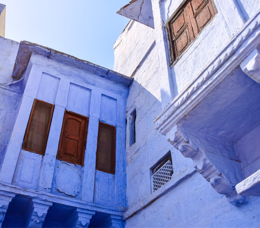 The blue city
