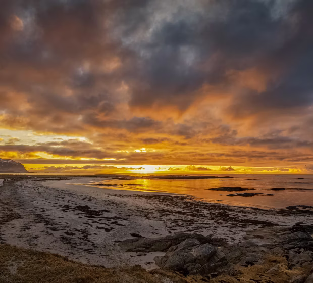 Lofoten's midnight sun