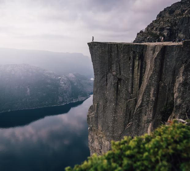Pulpit Rock at dawn