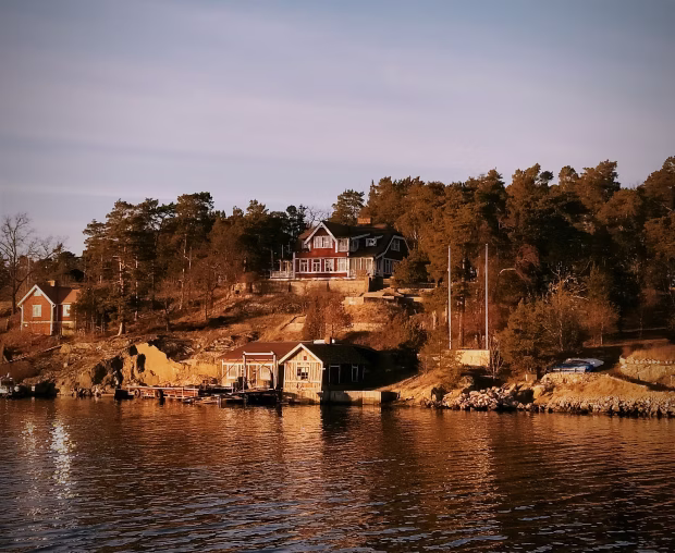 The archipelago at dawn