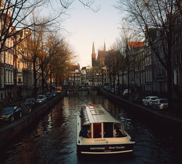 A private canal boat